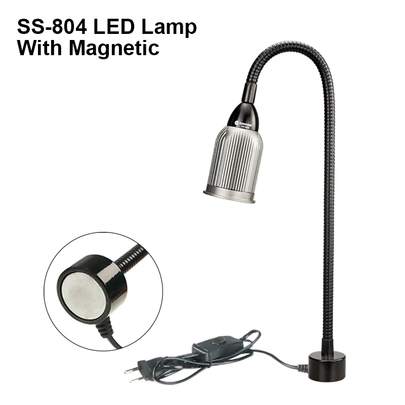 Photography Lighting Kit Portable - 磁気ベース付きアルミニウム合金LEDワークライト,ユニバーサル携帯電話修理ランプ,SUNSHINE-SS-804