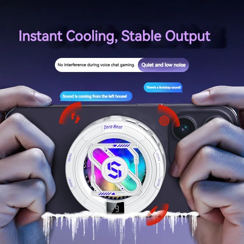 15W スタイリッシュな携帯電話クーラー、冷却ファン、超高速 - Photography Lighting Game のレビューと価格