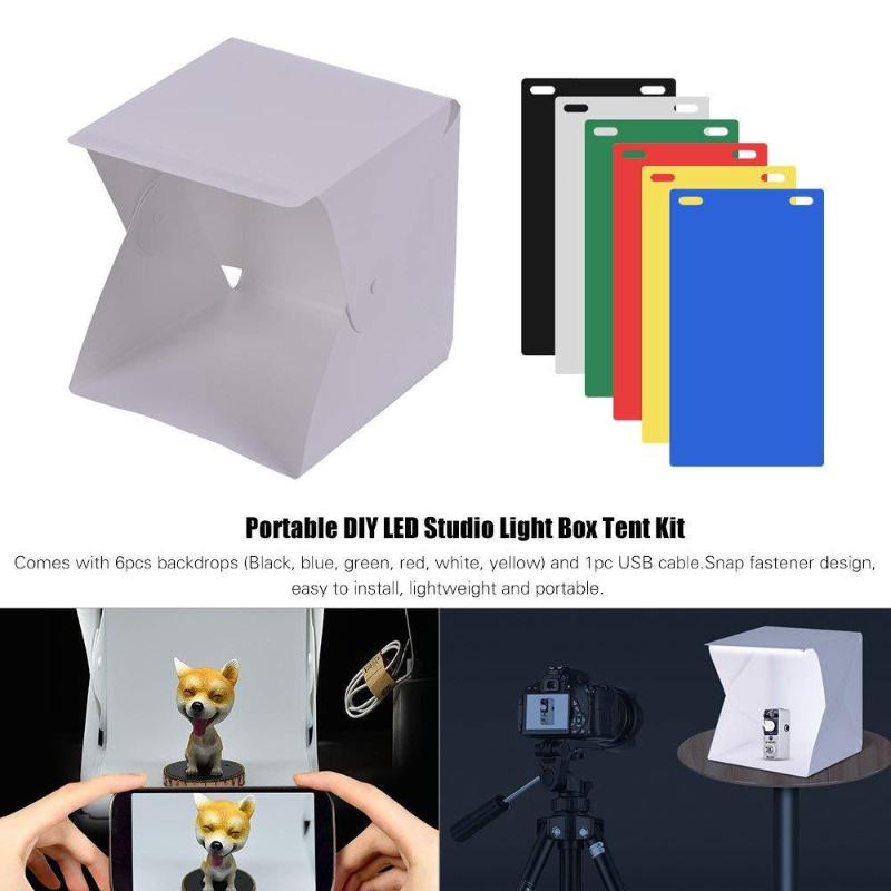 【C】ポータブルLEDフォトスタジオライトボックス折りたたみ - Photography Lighting Handheld のレビューと価格