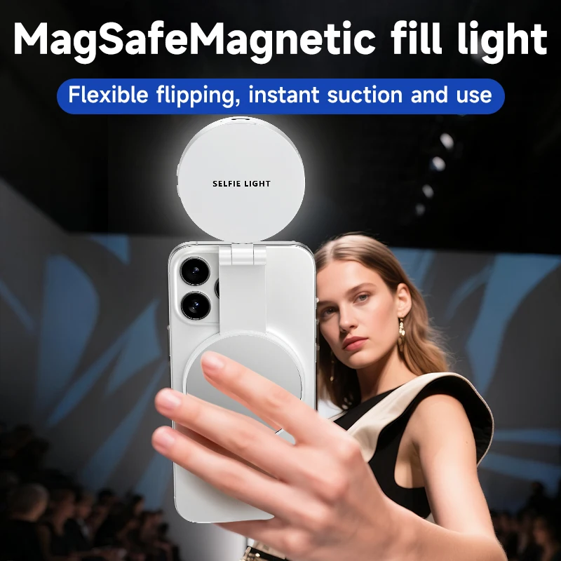 Magsafe 電話用 LED Selfie フィルライト  - Photography Lighting Handheld のレビューと価格