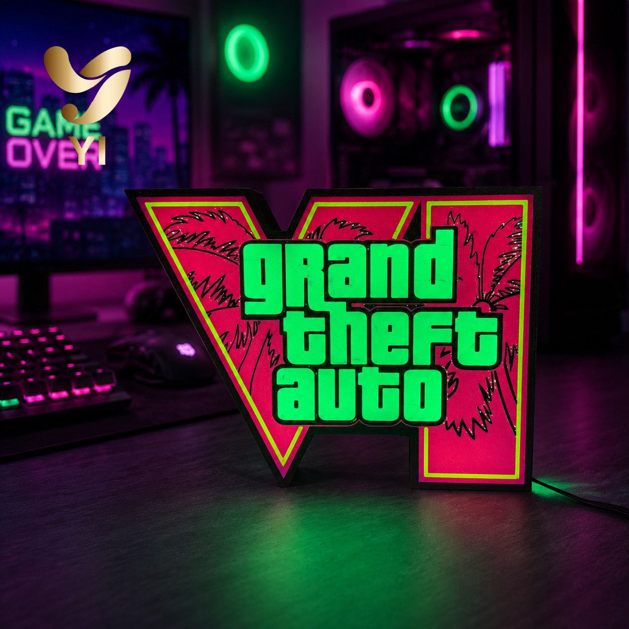 在庫あり GTA 6 ホライゾン アンビエントライト USB - Photography Lighting Game のレビューと価格