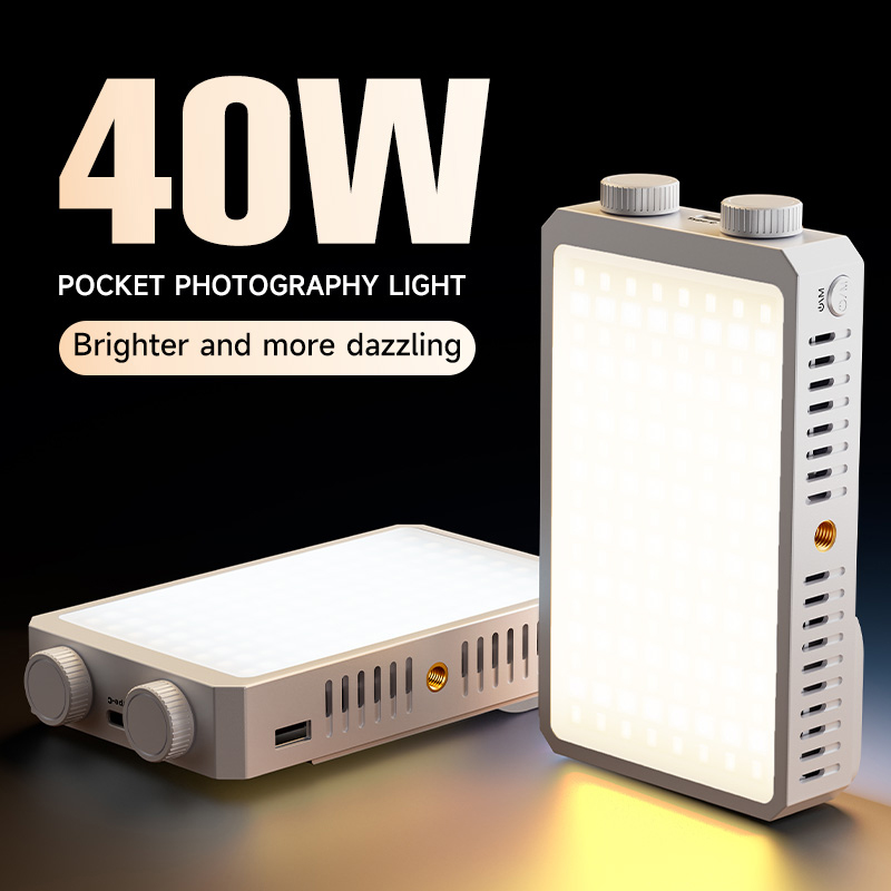 40W LEDカメラライト 2800K-9000K ハンドヘ - Photography Lighting Description のレビューと価格
