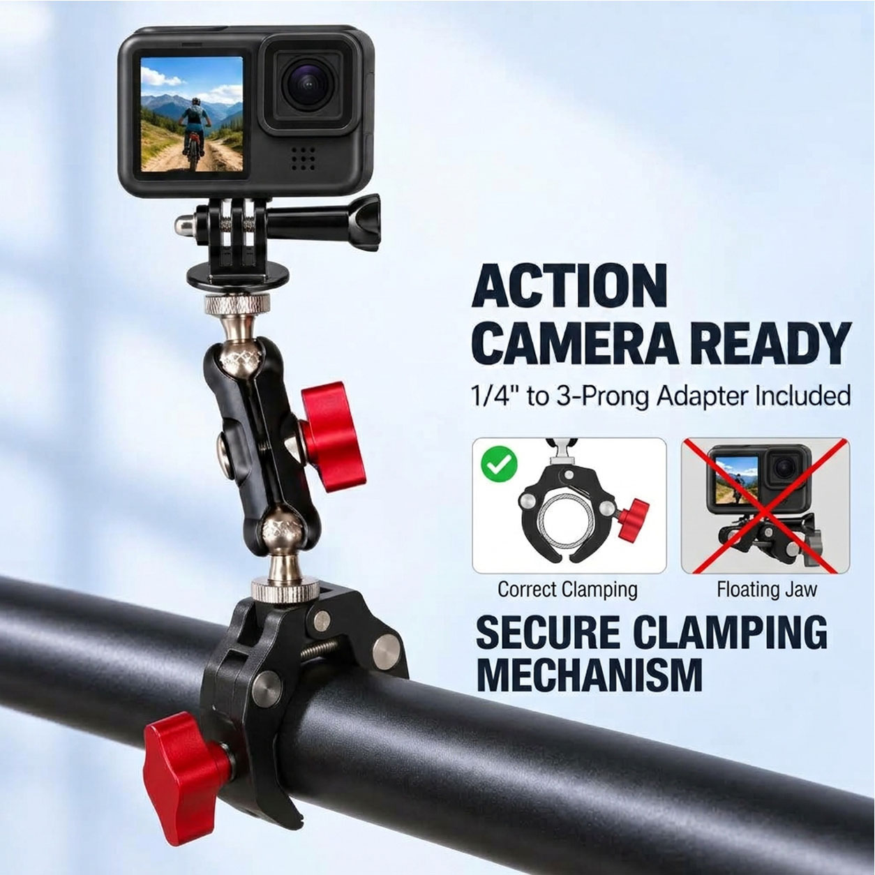 SOARSHOT カメラ用クランプ、マジックアーム、1/4イ - Photography Lighting Description のレビューと価格