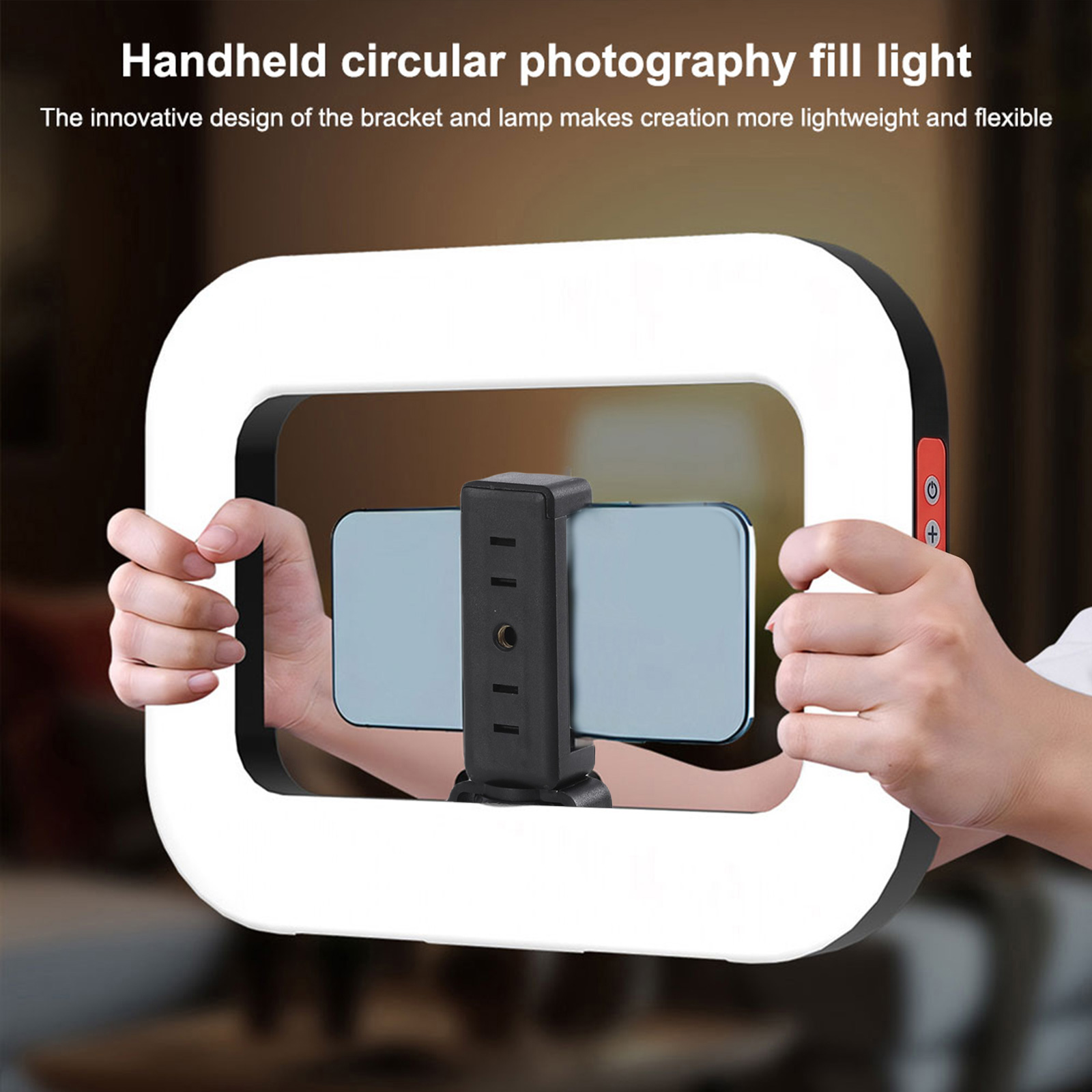 ハンドヘルド式セルフィーライト。多機能充電式で、写真撮影やビ - Photography Lighting Handheld のレビューと価格