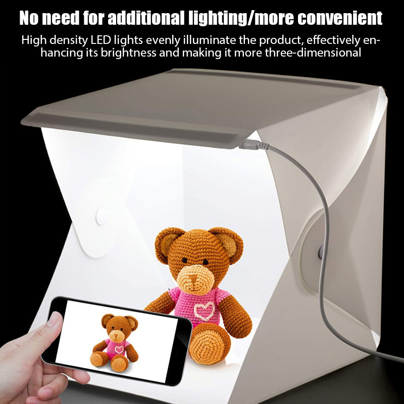 ライトボックス ミニフォトスタジオボックス 23*22*24 - Photography Lighting Meter のレビューと価格