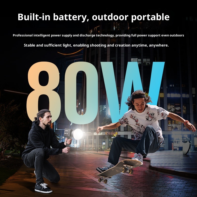 ZGRL80 80W COB LEDビデオライト ハンドヘル - Photography Lighting Handheld のレビューと価格