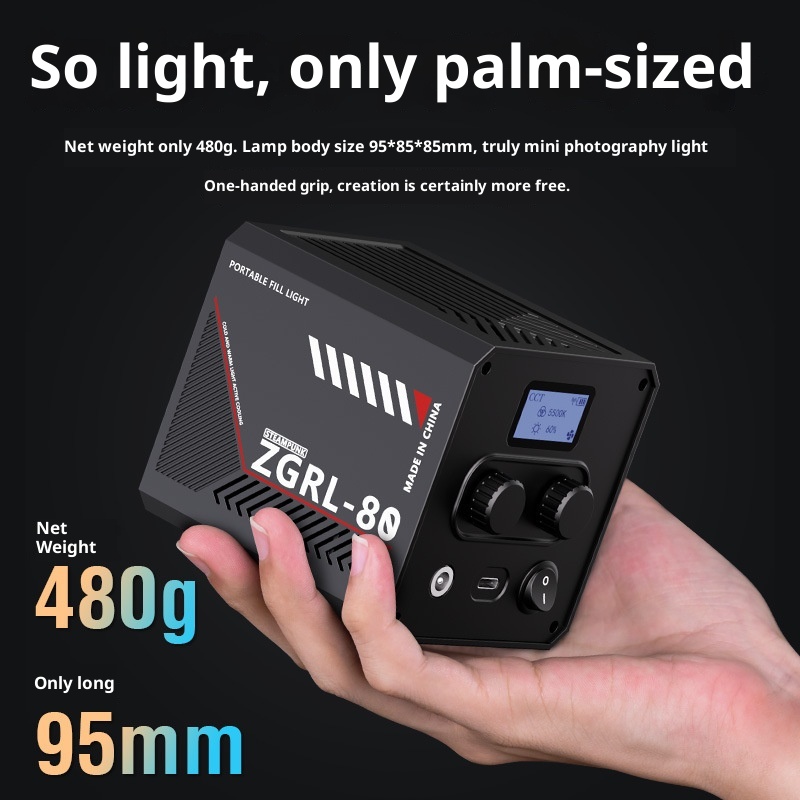 ZGRL80 80W COB LEDビデオライト ハンドヘル - Photography Lighting Handheld のレビューと価格