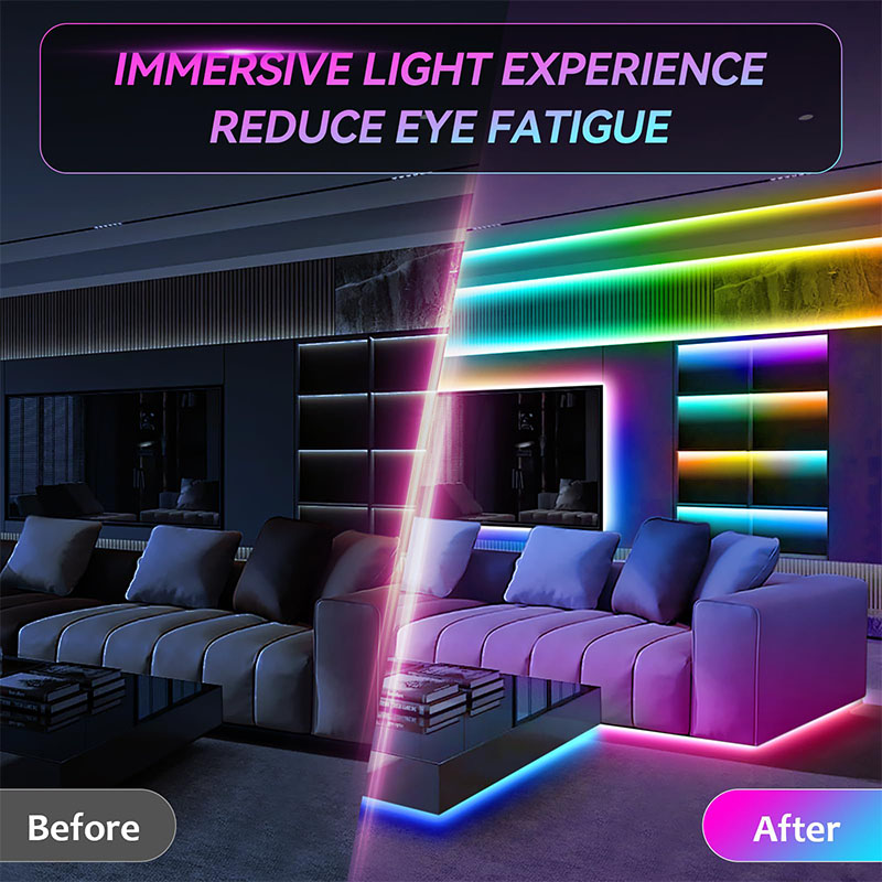 USB RGB LEDストリップライト SMD3535 アプ - Photography Lighting Game のレビューと価格