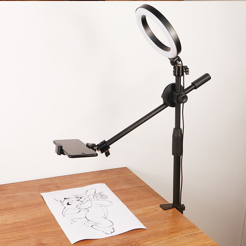 携帯電話用オーバーヘッド三脚 スマートフォン デスクトップ  - Photography Mobile Lighting のレビューと価格