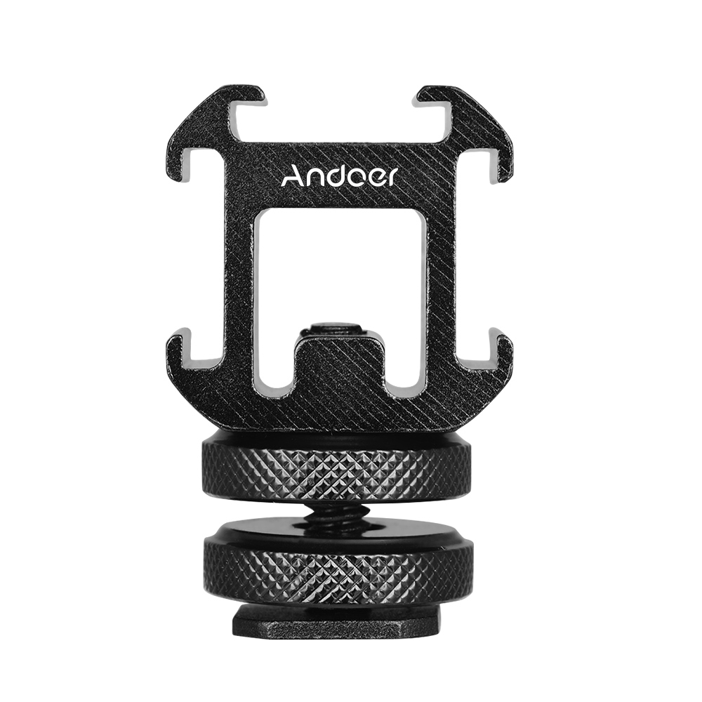 Andoer 3 コールドシュー マウント アダプター オン - Photography Lighting Description のレビューと価格