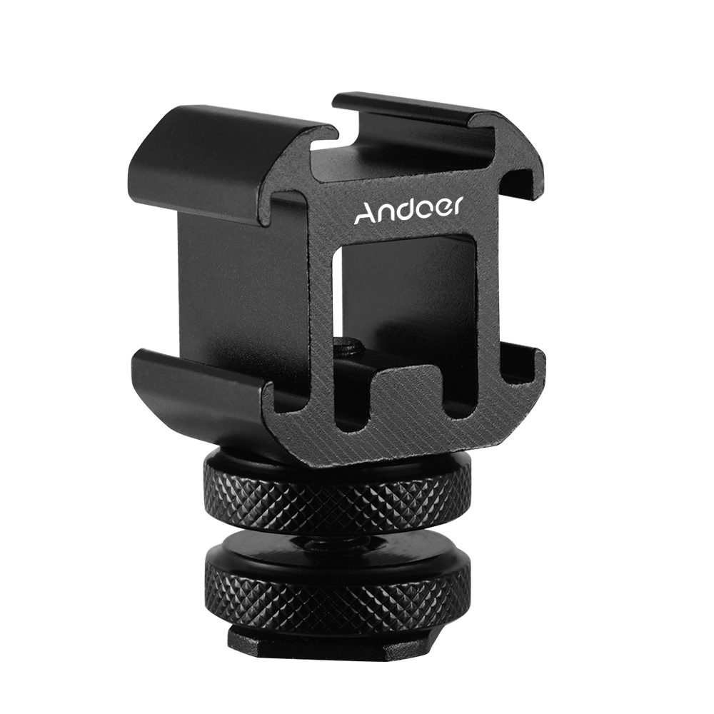 Andoer 3 コールドシュー マウント アダプター オン - Photography Lighting Description のレビューと価格
