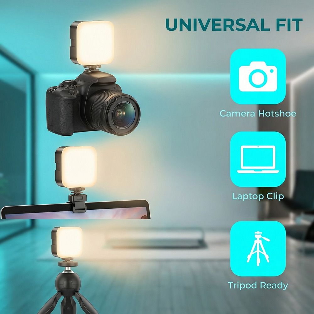 RGB調光機能付きUSB充電式フィルライト。6000Kの色温 - Photography Lighting Brands のレビューと価格